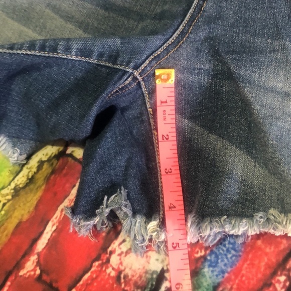 Dollhouse plus size 20 jean‎ shorts style DYLAN distressed cut - Picture 10 of 10